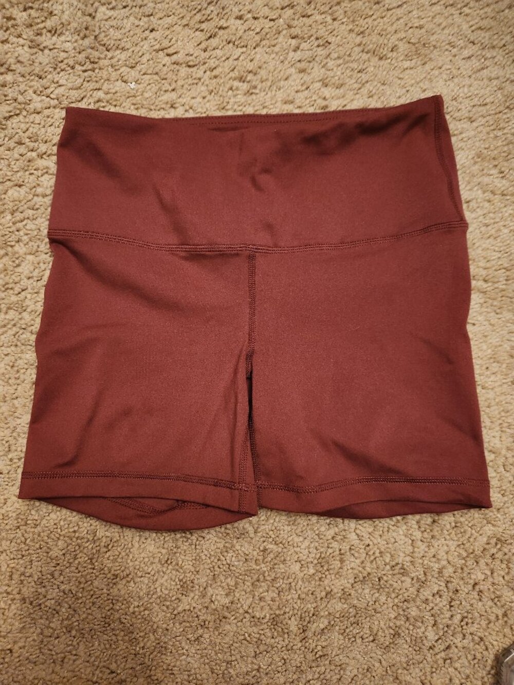 Yogalicious maroon shorts